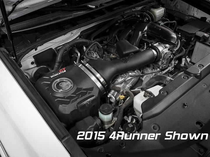 aFe Momentum GT Cold Air Intake System w/ Pro DRY S Filter Toyota FJ Cruiser 07-21 V6-4.0L - Bull Strap
