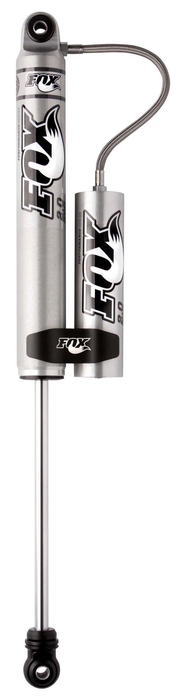 Fox 97-06 Jeep TJ 2.0 Perf Series 11.6in. Smooth Body Remote Reservoir Front Shock / 6.5-8in Lift - Bull Strap
