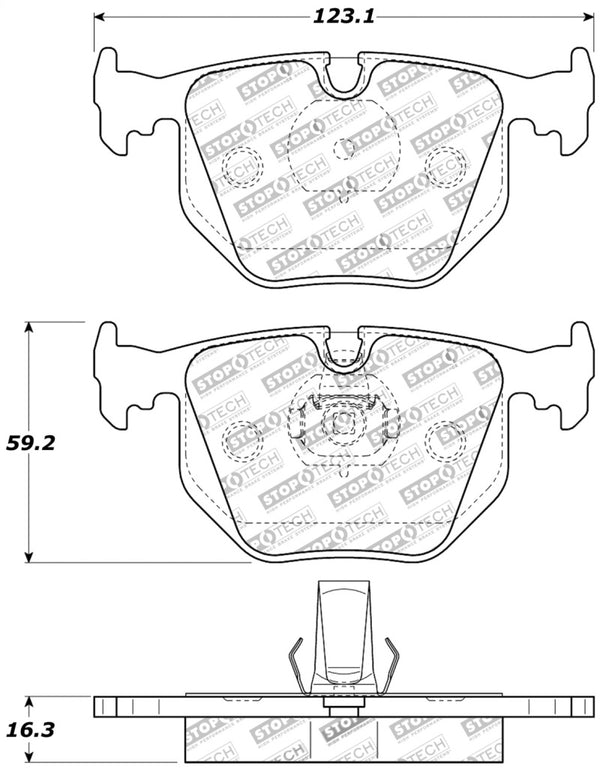 StopTech Performance 01-07 BMW M3 E46 / 00-04 M5 / 04-09 X3 / 00-06 X5 / 1/06-09 Z4 / 9/00-07 330 / - Bull Strap