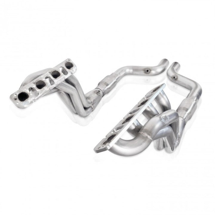 Stainless Works 2015-18 Hemi Headers 2in Primaries 3in High-Flow Cats - Bull Strap
