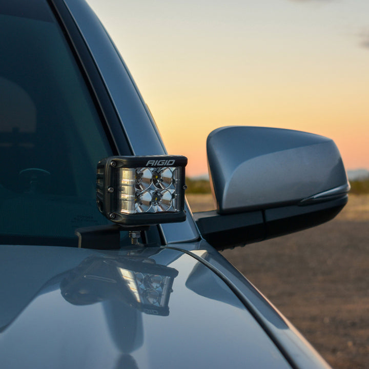 Rigid Industries 16-20 Toyota Tacoma A-Pillar Light Kit w/D-SS Flood - Bull Strap