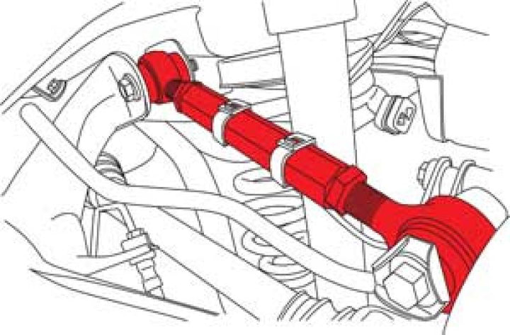 SPC Performance 06-08 BMW 1/2/3 Series Rear Adjustable Camber Arm Single - Bull Strap