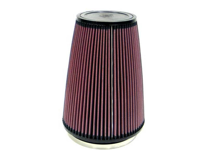 K&N Filter Universal Rubber Filter 6 inch Flange 7.5 inch Base 5 inch Top 10 inch Height - Bull Strap