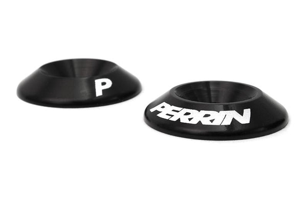 PERRIN 15-21 Subaru WRX Intercooler/Engine Cover Lock Down Washers - Black - Bull Strap