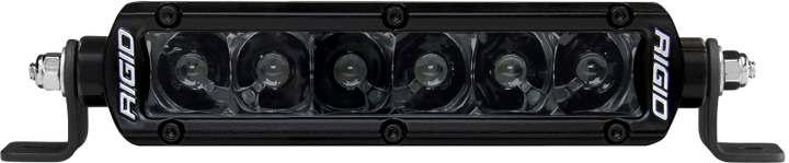 Rigid Industries 6in SR Series Spot - Midnight Edition - Bull Strap