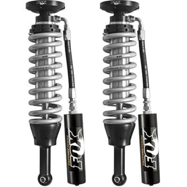 Fox 2005+ Toyota Tacoma 4WD / 2WD 2.5 Factory Series 5.8in R/R Front Coilover Set / 4-6in Lift - Bull Strap
