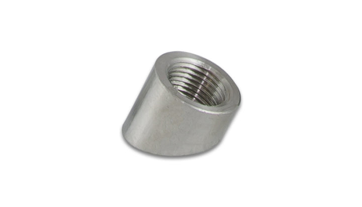 Vibrant 30 Degree Angled Oxygen Sensor Weld Bungs T304 SS M18 x 1.5 Thread - Pack of 5 Pcs - Bull Strap