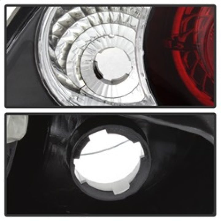 Spyder Acura RSX 02-04 Euro Style Tail Lights Black ALT-YD-ARSX02-BK - Bull Strap