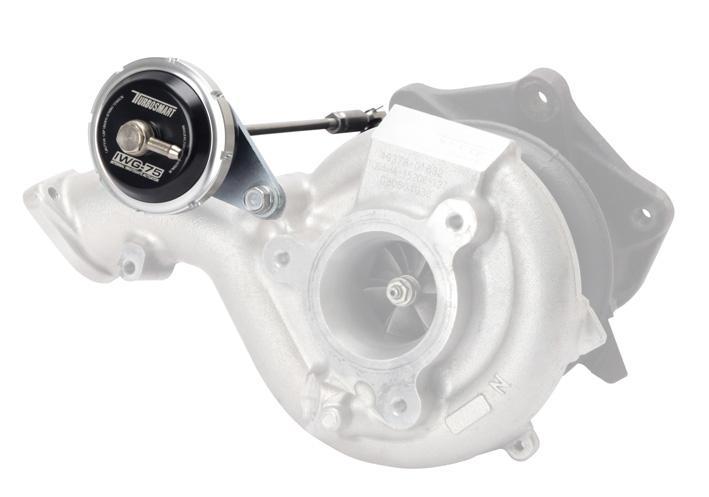 Turbosmart IWG75 Mitsubishi EVO 10 24 PSI Black Internal Wastegate Actuator - Bull Strap