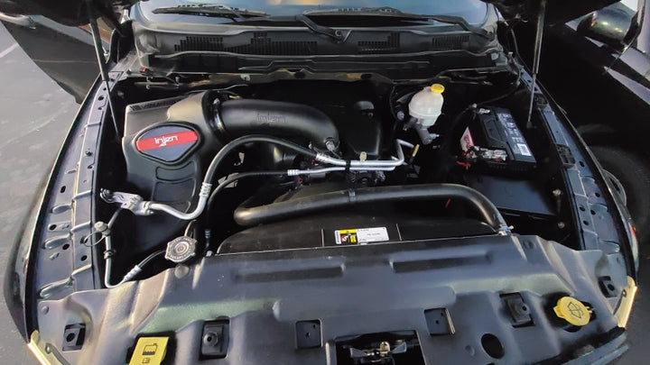 Injen 09-18 Dodge Ram 1500 V8-5.7L Evolution Intake (Oiled) - Bull Strap