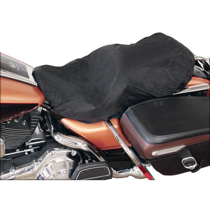 Mustang Harley Rain Covers Standard - Black - Bull Strap