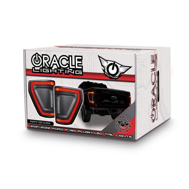 Oracle Lighting 21-24 Ford F-150 Flush Style LED Tail Lights - Bull Strap