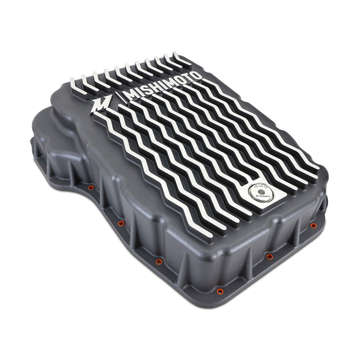 Mishimoto 2007.5 + Ram 6.7L Cummins 68RFE Transmission Pan - Cast - GR - Bull Strap