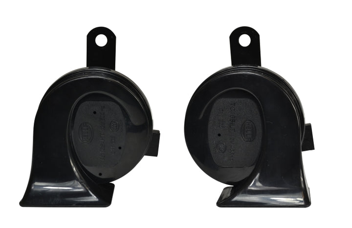 Hella 12V Twin Trumpet Horn Kit with Bracket - Toyota - Bull Strap