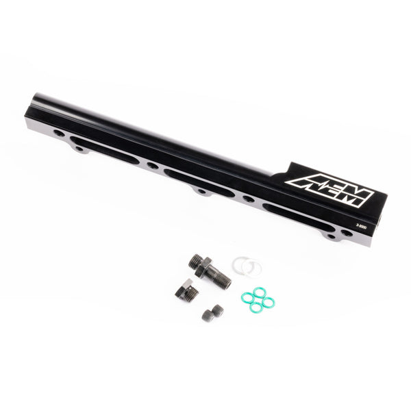 AEM 94-01 Integra Black Fuel Rail - Bull Strap