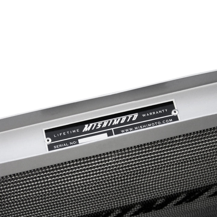 Mishimoto 79-93 Ford Mustang Manual Aluminum Radiator - Bull Strap