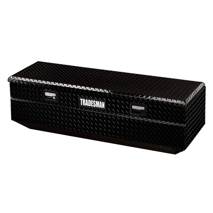 Tradesman Aluminum Flush Mount Truck Tool Box (56in.) - Black - Bull Strap