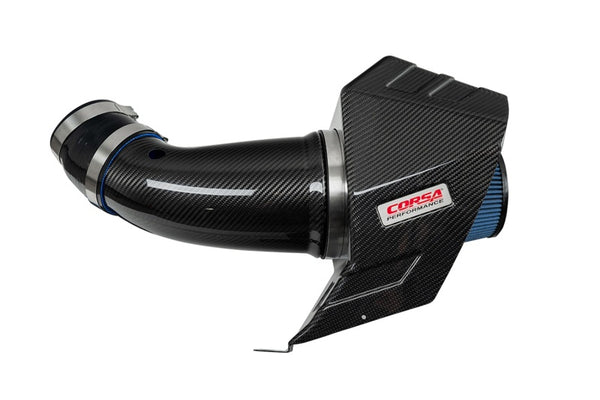 Corsa 20-25 Dodge Durango SRT Hellcat Carbon Fiber Air Intake w/ MaxFlow 5 Oil Filter - Bull Strap