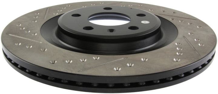 StopTech Slotted & Drilled Sport Brake Rotor - Bull Strap