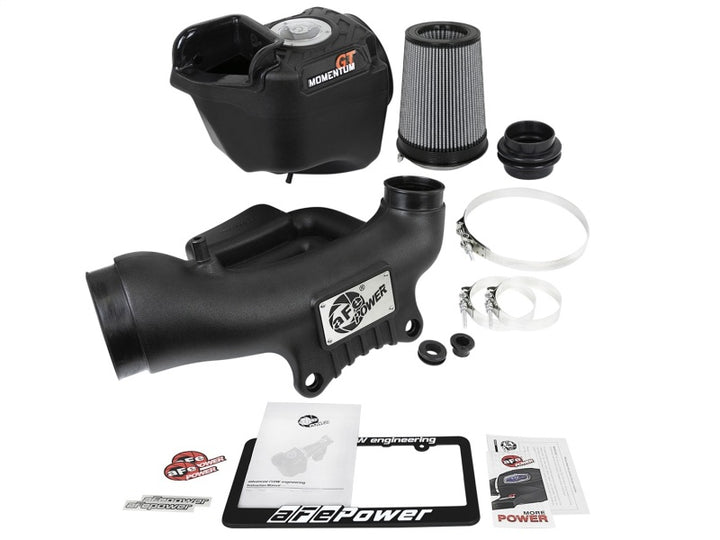 aFe Momentum GT Pro DRY S Cold Air Intake System 12-18 Jeep Wrangler JK V6 3.6L - Bull Strap