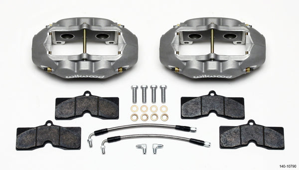 Wilwood D8-4 Rear Caliper Kit Clear Corvette C2 / C3 65-82 - Bull Strap
