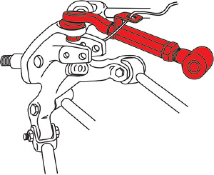 SPC Performance 06-10 Honda Ridgeline Rear EZ Arm XR Adjustable Control Arm w/Ball Joint - Bull Strap