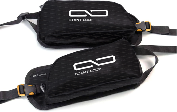 Giant Loop Pannier Pockets 4L - Black - Bull Strap