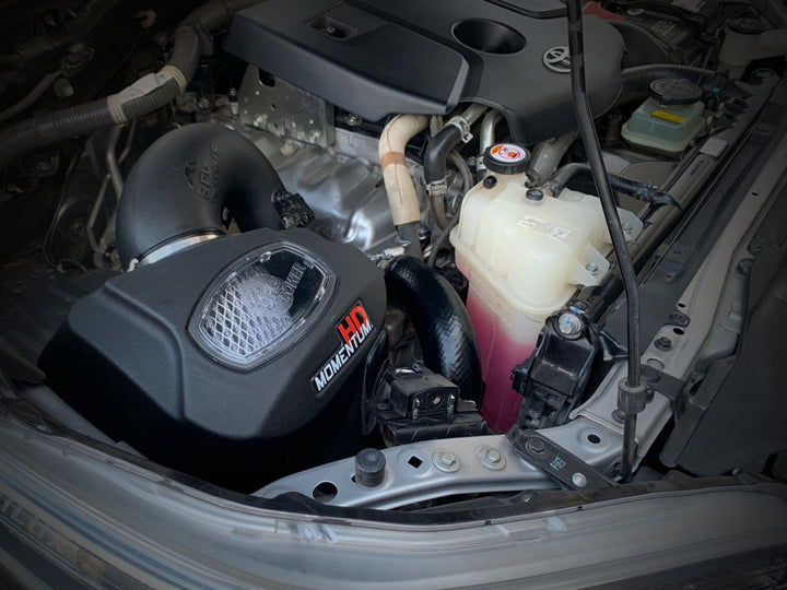 aFe 15-20 Toyota Hilux L4-2.8L (td) Momentum HD Cold Air Intake System w/ Pro Dry S Media - Bull Strap