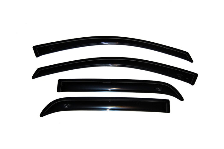 AVS 07-16 GMC Acadia Ventvisor Outside Mount Window Deflectors 4pc - Smoke - Bull Strap