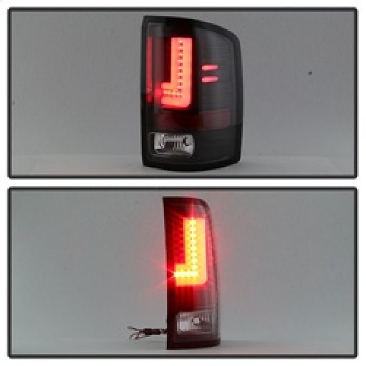 Spyder GMC Sierra 2016-2017 Light Bar LED Tail Lights - Black ALT-YD-GS16-LED-BK - Bull Strap