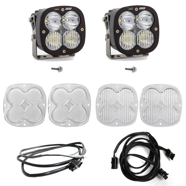 Baja Designs 2021+ Ford Bronco A Piller Light Kit XL80 D/C w/Upfitter - Bull Strap
