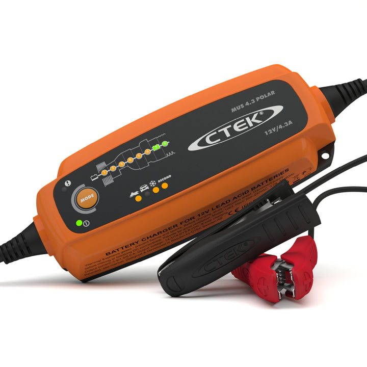 CTEK Battery Charger - MUS 4.3 Polar - 12V - Bull Strap