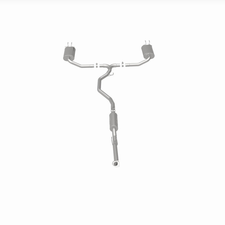 MagnaFlow CatBack 2018 Honda Accord L4 2.0LGAS 2.5in Dual Outlet Stainless Street Series Exhaust - Bull Strap