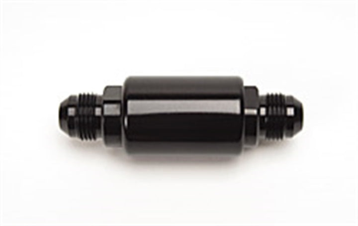 Russell Performance Black Anodized (3-1/4in Length 1-1/4in dia. -8 male inlet/outlet) - Bull Strap