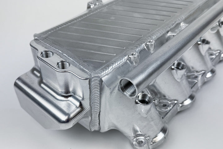 CSF BMW Gen 1 B58 Charge-Air-Cooler Manifold - Machined Billet Aluminum - Bull Strap