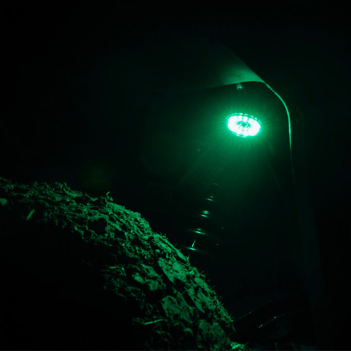 KC HiLiTES Cyclone V2 LED - Replacement Lens - Green - Single - Bull Strap