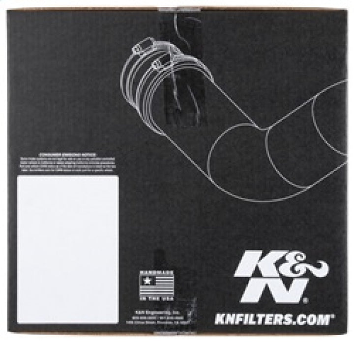 K&N 10-13 Chevy Camaro 6.2L V8 Black Performance Intake Kit - Bull Strap