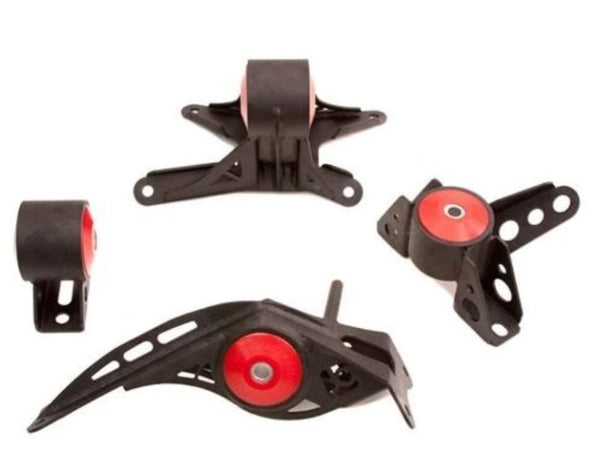 Innovative 10-15 Lotus Evora 2GR-FE/2GR-FZE Black Steel Mounts 75A Bushings - Bull Strap
