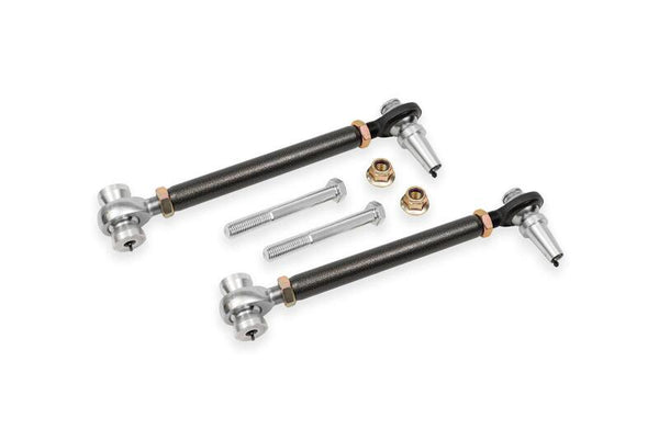 BMR 16-24 Chevy Camaro Front Double Adjustable Lower Control Arms - Rear - Black Hammertone - Bull Strap