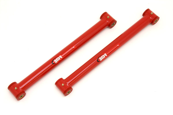BMR 82-02 3rd Gen F-Body Non-Adj. Lower Control Arms (Polyurethane) - Red - Bull Strap
