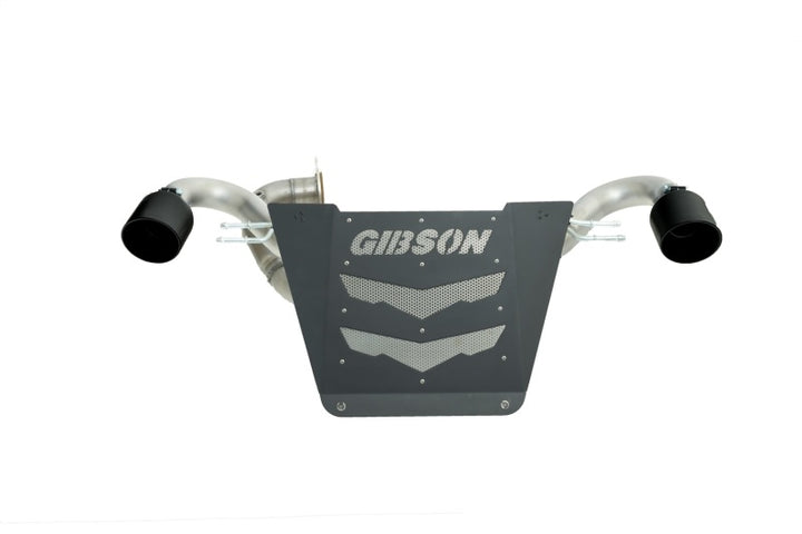 Gibson 2019 Honda Talon 1000R/X 2.25in Dual Exhaust - Black Ceramic - Bull Strap