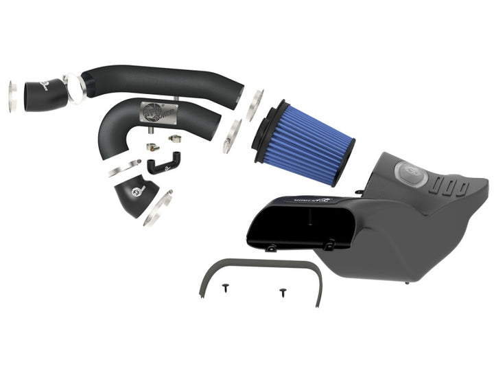 aFe Momentum XP Pro 5R Cold Air Intake System 17-18 Ford F-150 Raptor V6-3.5L (tt) EcoBoost - Bull Strap