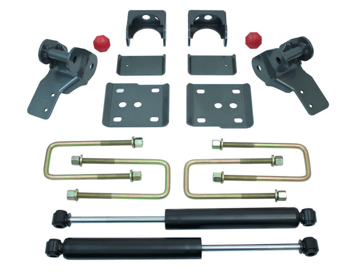 MaxTrac 15-17 Ford F-150 2WD 4in Rear Lowering Flip Kit - Bull Strap