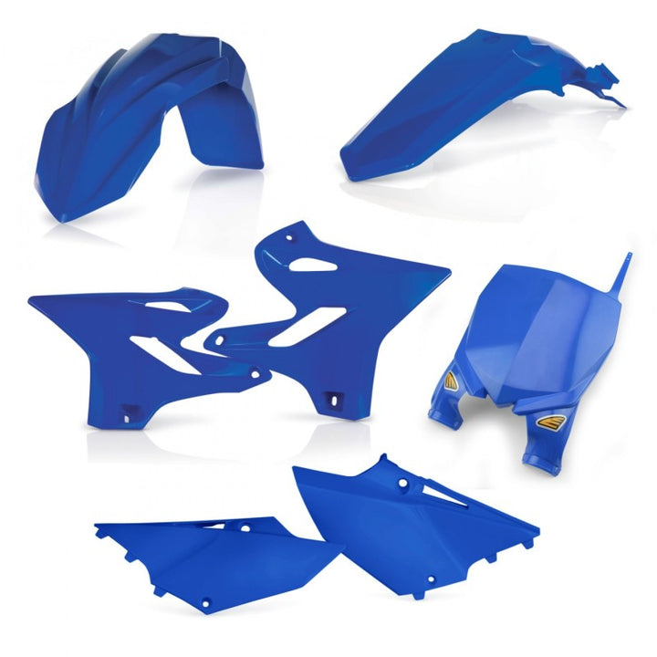 Cycra 15-21 Yamaha YZ125 5-pc Replica Body Kit - Blue - Bull Strap
