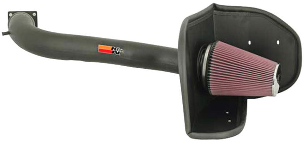 K&N 05-06 Ford F250 V8-5.4L Performance Intake Kit - Bull Strap