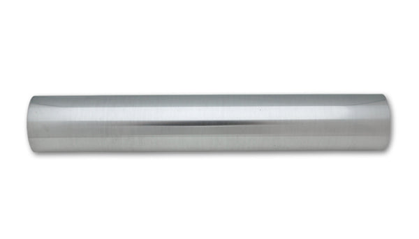Vibrant 1.5in O.D. Universal Aluminum Tubing (18in long Straight Pipe) - Polished - Bull Strap