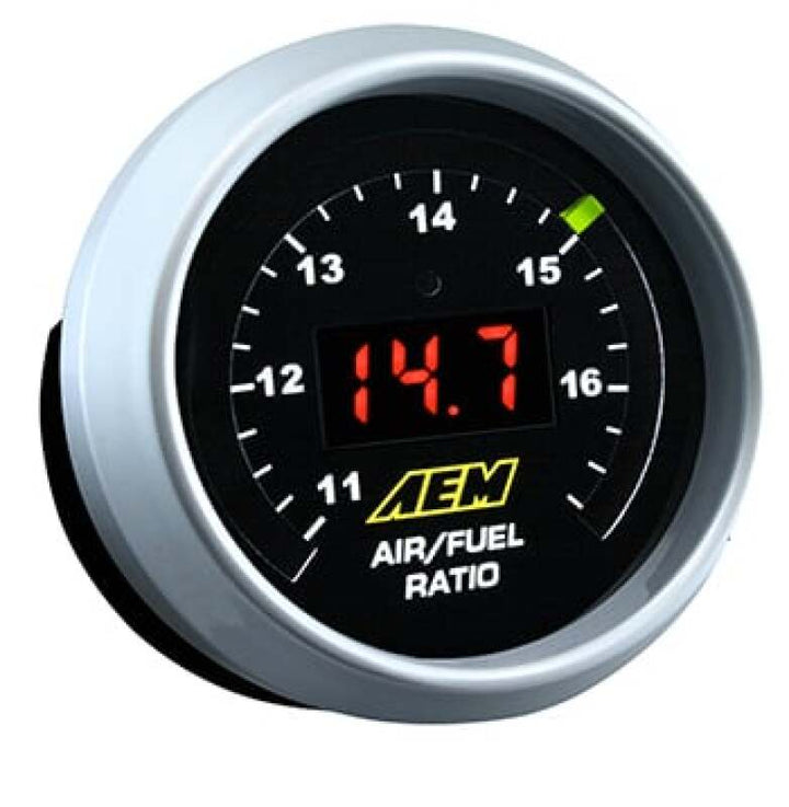 AEM Digital Wideband UEGO Gauge w/o Sensor - Bull Strap