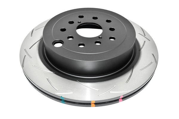 DBA 08-10 STi/2017 BRZ w/Perf. Pkg. Dual-Drilled Rear Slotted 4000 Series Rotor - Bull Strap