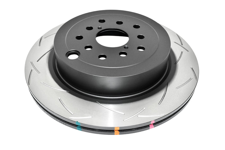 DBA 08-10 STi/2017 BRZ w/Perf. Pkg. Dual-Drilled Rear Slotted 4000 Series Rotor - Bull Strap