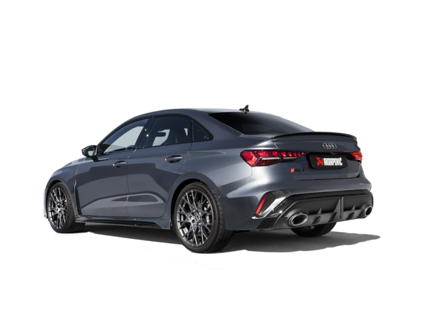 Akrapovic 2025+ Audi RS3 Sedan (8Y FL) Evolution Line Catback - Titanium: Req. P-HF1636 control kit - Bull Strap